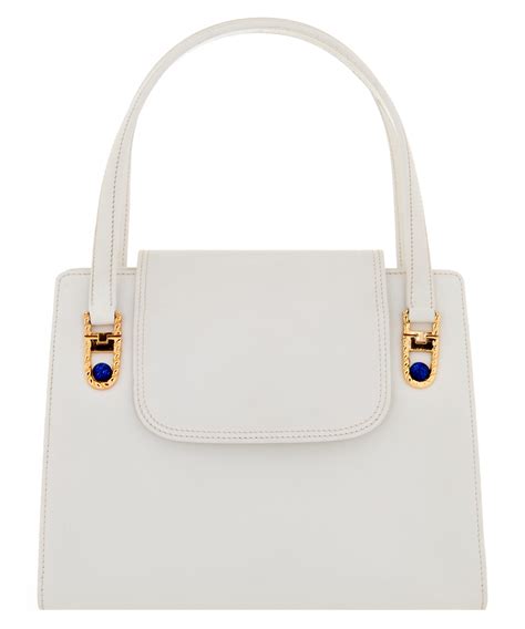 vintage white gucci handbag